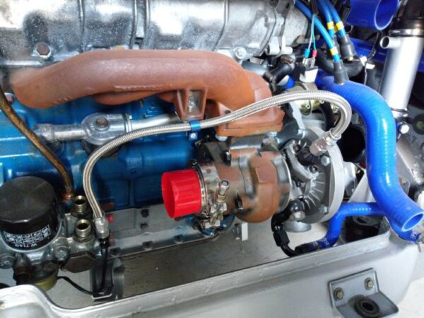 Tubo di ritorno acqua di raffreddamento Turbo Lancia Delta Integrale -NUOVO- - immagine 2