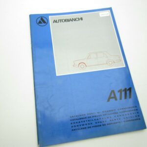 Catalogo ricambi carrozzeria Autobianchi A111 1a edizione