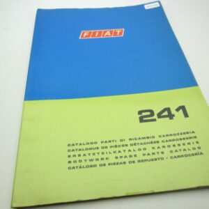 Catalogo ricambi carrozzeria Fiat 241