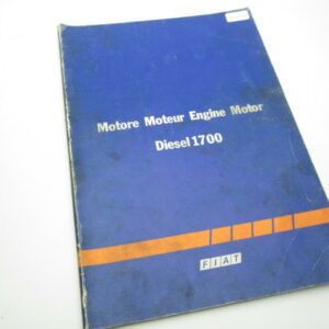 Manuale di officina motore diesel Fiat 1700