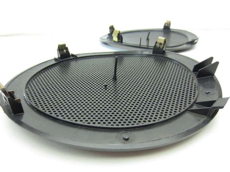 Lautsprecherabdeckungen hintere Tür (2er-Set) Alfa 156 schwarz – Bild 5