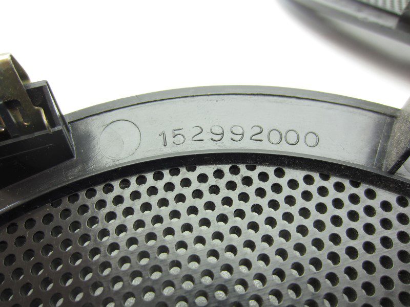 Lautsprecherabdeckungen hintere Tür (2er-Set) Alfa 156 schwarz – Bild 6