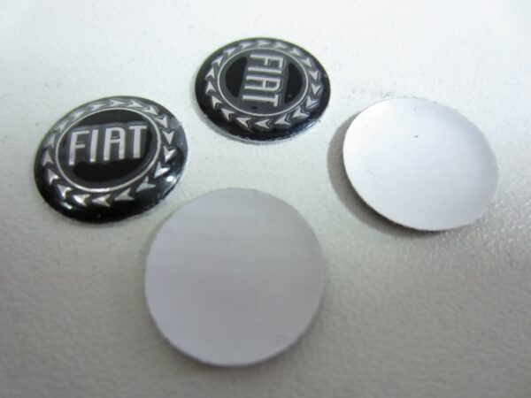 Logo chiave Fiat per Stilo Punto II 500 Grande Punto (imitazione) 2 pezzi NUOVO - immagine 5