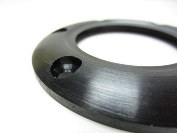 Anello in alluminio nero Lancia Delta Integrale -imitazione- - immagine 6