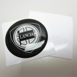 Logo clacson Lancia Delta Integrale 44mm -imitazione-