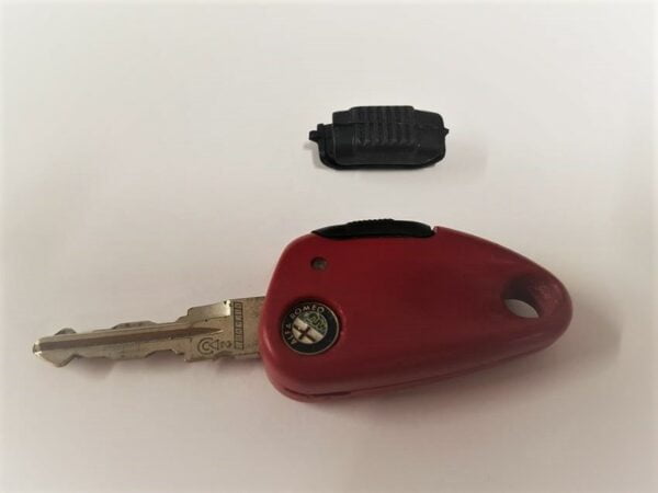 Alfa 156 166 GTV rubber knop voor sleutel met afstandsbediening -IMITATIE- - Afbeelding 3