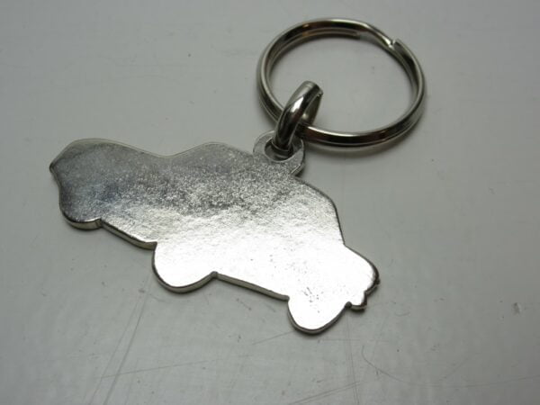 Keychain Lancia Fulvia silhouette Blue -NEW- - Image 2
