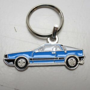 Portachiavi Lancia Beta Montecarlo silhouette Blu -NEW-