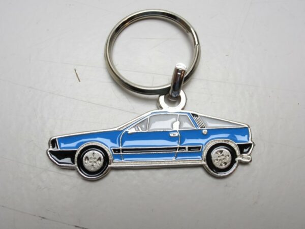 Portachiavi Lancia Beta Montecarlo silhouette Blu -NEW-