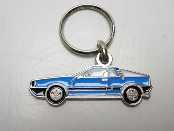 Portachiavi Lancia Beta Montecarlo silhouette Blu -NEW- - immagine 4
