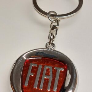 Portachiavi Fiat logo rosso Punto Evo - 500 - 500X - Tipo