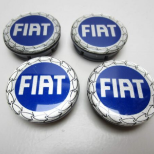 Coprimozzo Fiat Punto II Seicento logo blu (set 4 pz.) -IMITAZIONE-