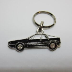 Portachiavi Lancia Beta Montecarlo silhouette Nero -NUOVO-