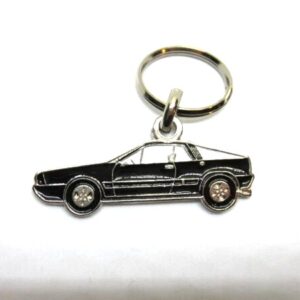 Porte-clés Lancia Beta Montecarlo silhouette Noir -NOUVEAU-