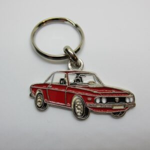 Portachiavi Lancia Fulvia silhouette ROSSO -NUOVO-