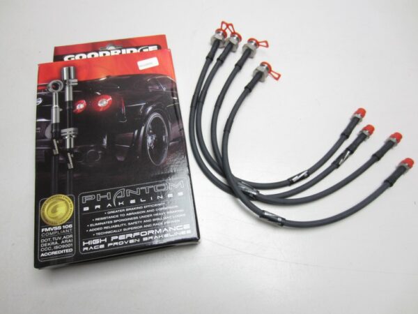 Goodridge upgrade brake lines Lancia Delta Integrale set 4 pcs