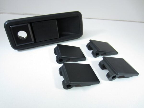 Door handle repair part solid aluminum Lancia Delta I Integrale (set of 4) -NEW-