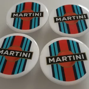 Copertura mozzo Speedline Delta Integrale bianco Martini set 4pz