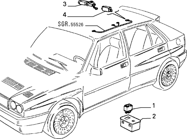 ELEKTRISCHE MOTOR Lancia Delta Integrale ZOEKOPDRACHT