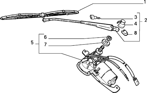 Ecrou de fixation de l'essuie-glace Delta Integrale 8V 16V imitation – Image 9
