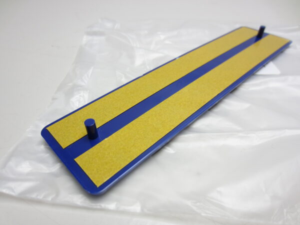 Emblem Integrale hinten Lancia Delta blau-gelb – Bild 2
