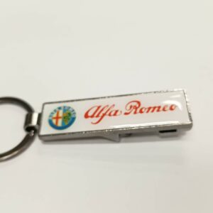 Portachiavi apribottiglie in metallo Alfa Romeo