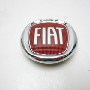 Griglia logo Fiat 500X rosso 95mm IMITAZIONE