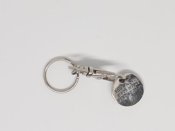 Sleutelhanger FIAT Vintage rond wagenmuntje - Afbeelding 2
