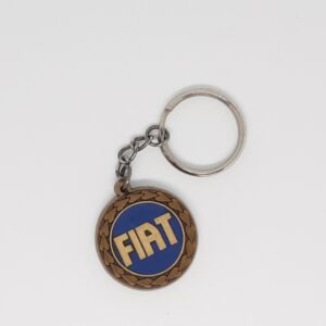 Sleutelhanger FIAT Vintage rond krans rubber