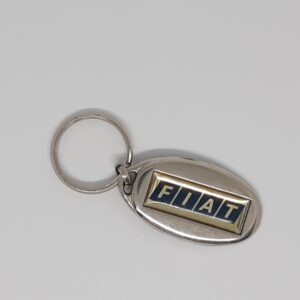 Sleutelhanger FIAT Vintage ovaal staal