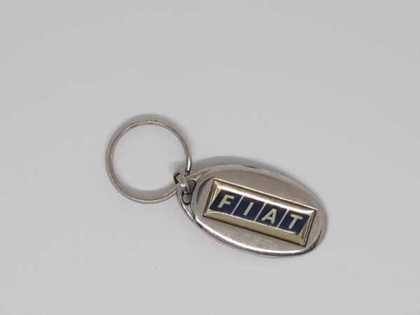Sleutelhanger FIAT Vintage ovaal staal