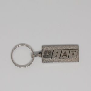 Sleutelhanger FIAT Vintage langwerpig staal