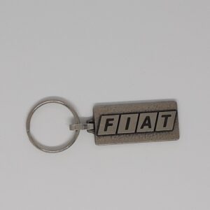 Sleutelhanger FIAT Vintage langwerpig staal