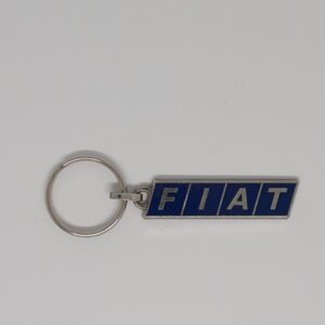 Sleutelhanger FIAT Vintage langwerpig blauw