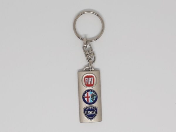Sleutelhanger FIAT LANCIA ALFA ROMEO Vintage langwerpig