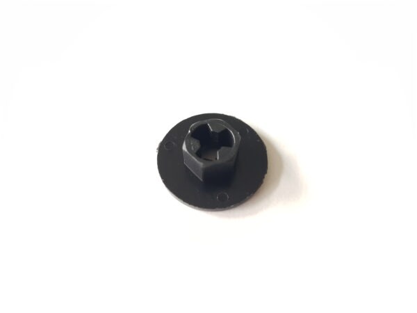 Bekleding moer zwart plastic