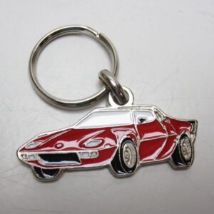 Portachiavi Lancia Stratos silhouette Rosso -NUOVO-