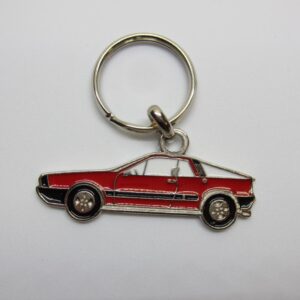 Portachiavi Lancia Beta Montecarlo silhouette Rosso -NUOVO-