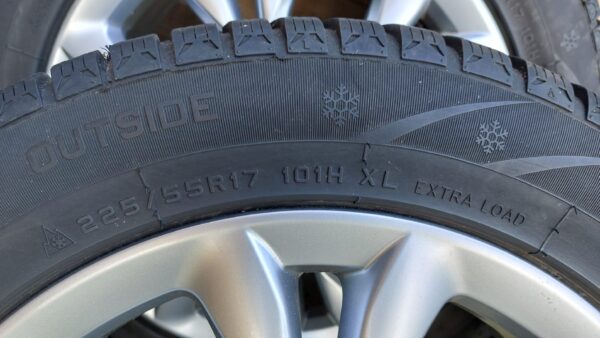 Lichtmetalen velgen 17 inch Fiat 500x set 4 st - Afbeelding 6