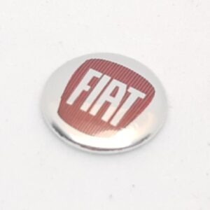 Chiave con logo Fiat ROSSA Punto EVO e Panda 2 ALLUMINIO 14mm