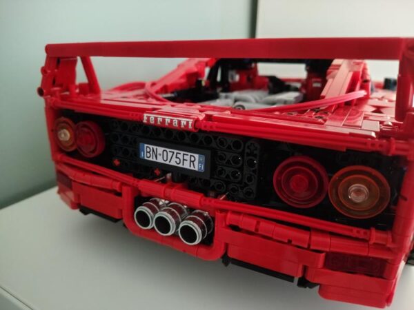 MOC brick upgrade kenteken Ferrari F40 - Afbeelding 4