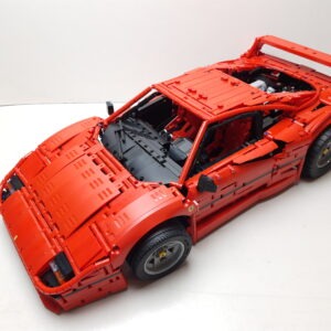 Kit de construction MOC en briques Ferrari F40 à l'échelle 1:8