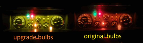 Led upgrade voor instrumentenpaneel Lancia Delta Integrale (set 3 st) - Afbeelding 2