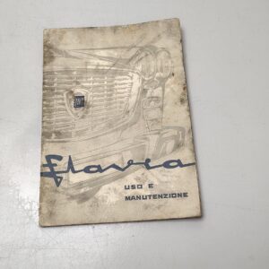 Livret d'instructions Lancia Flavia - Italien - ENDOMMAGÉ