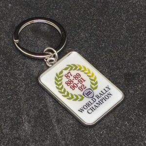 Porte-clés Lancia 6 fois champion du monde des rallyes